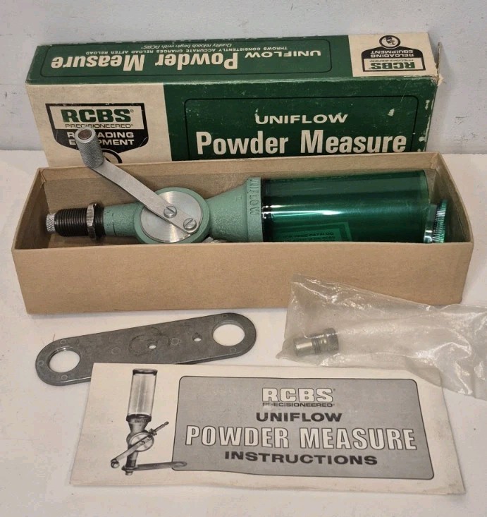 RCBS Uniflow Powder Measure Large Cylinder In Box