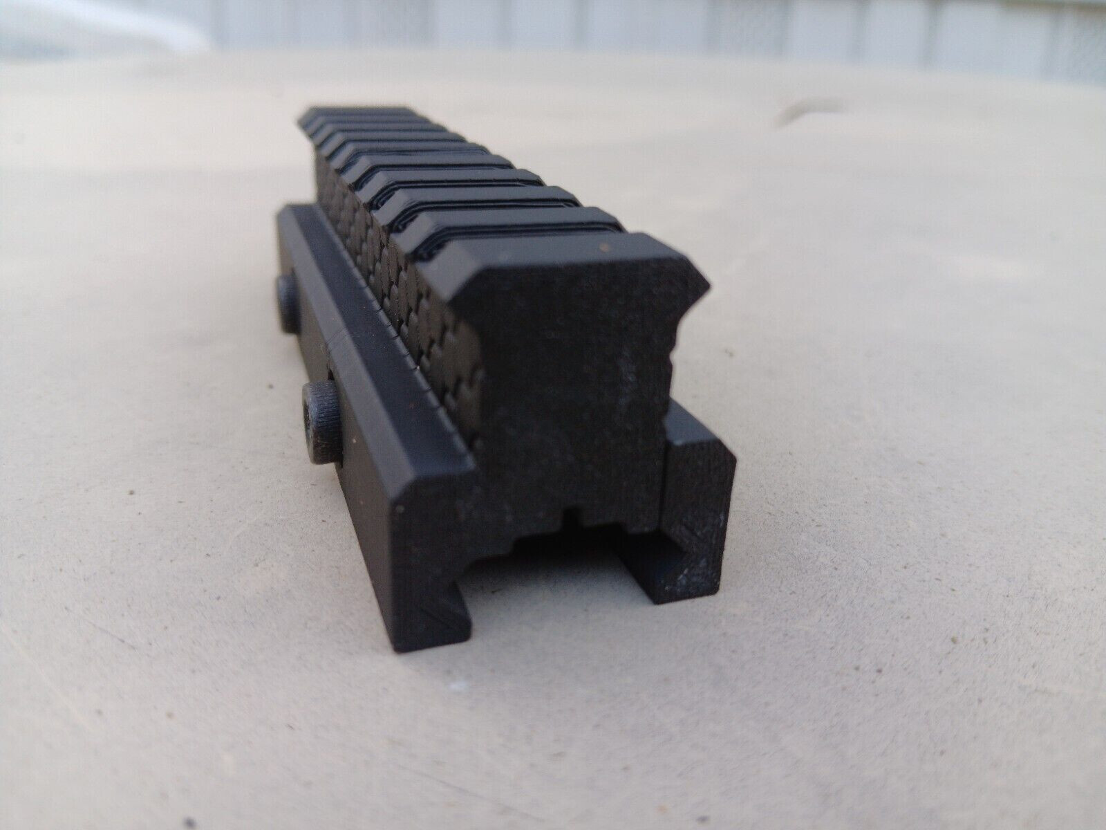 Airsoft Riser Picatinny Rail Mount , 100mm Length , ABS Plastic