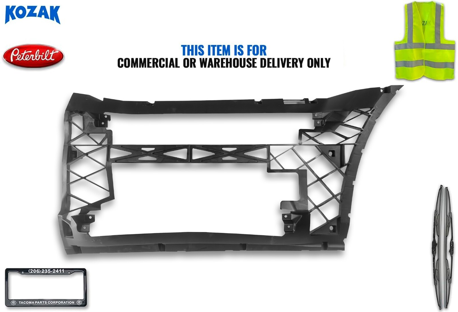 Peterbilt 579 2022+ Bracket For Front Side Step Panel Right Passenger Side