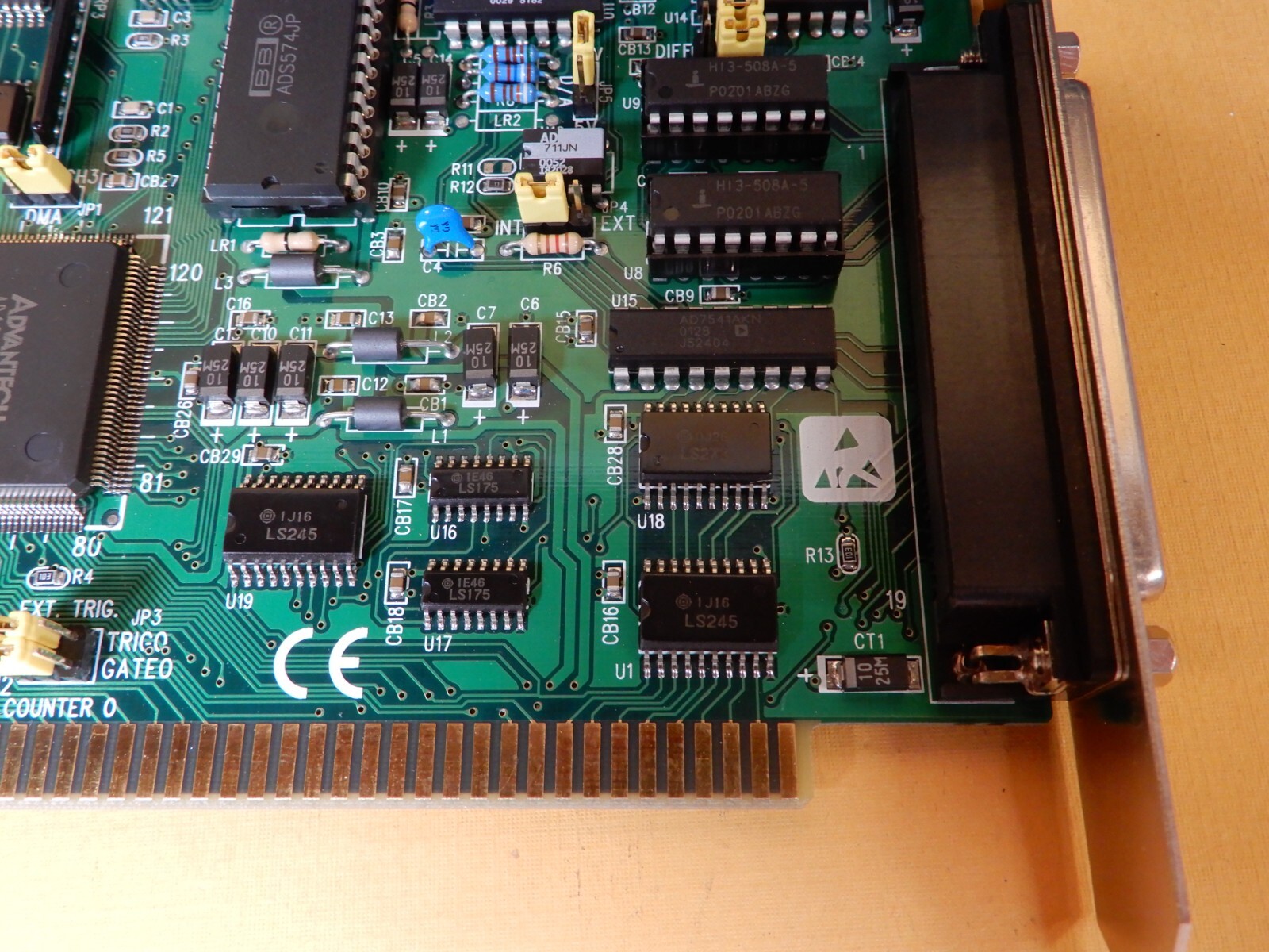 Advantech PCL-818L DAQ Card Fried During Testing AS IS