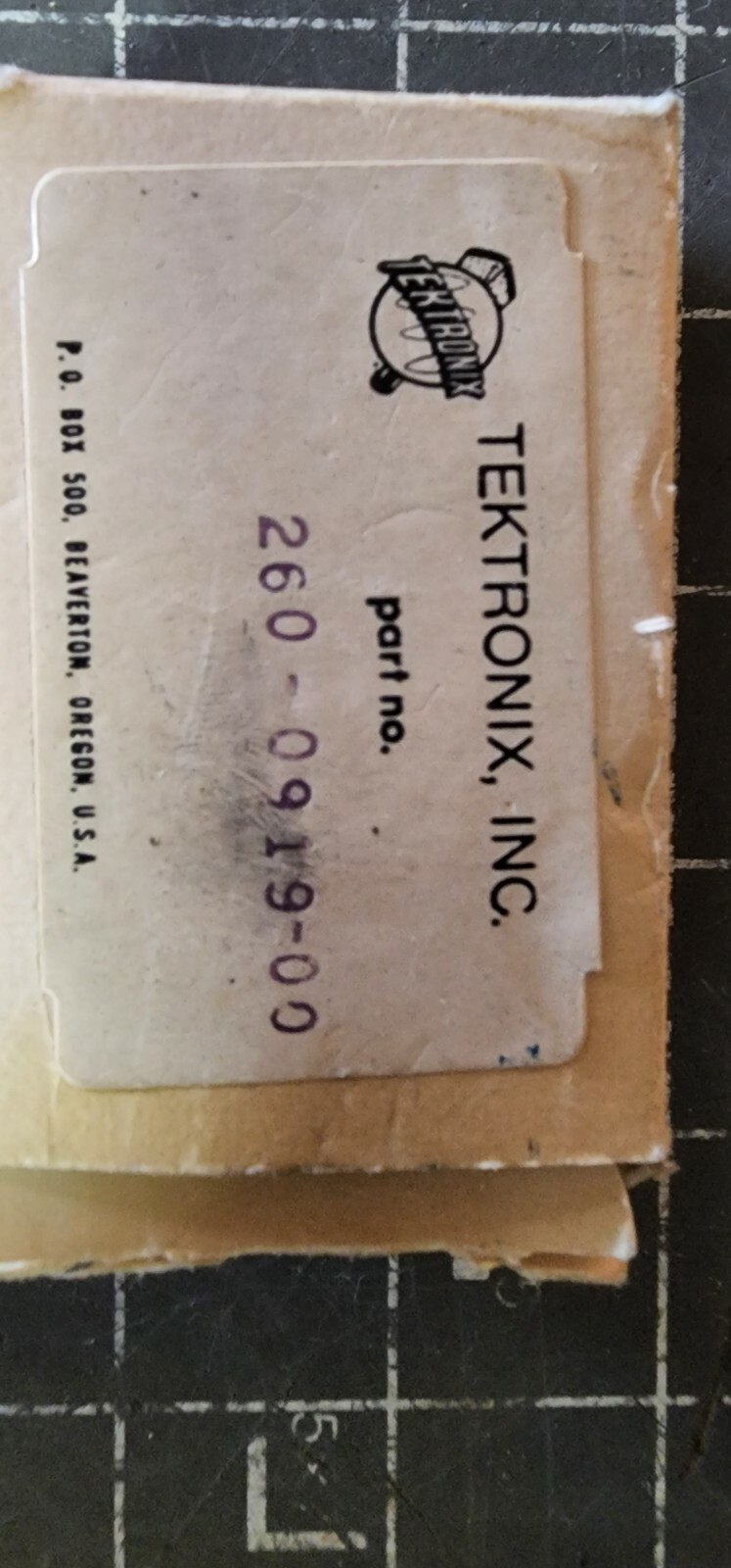 Tektronix, Inc Push Button / Switch, 260-0919-00