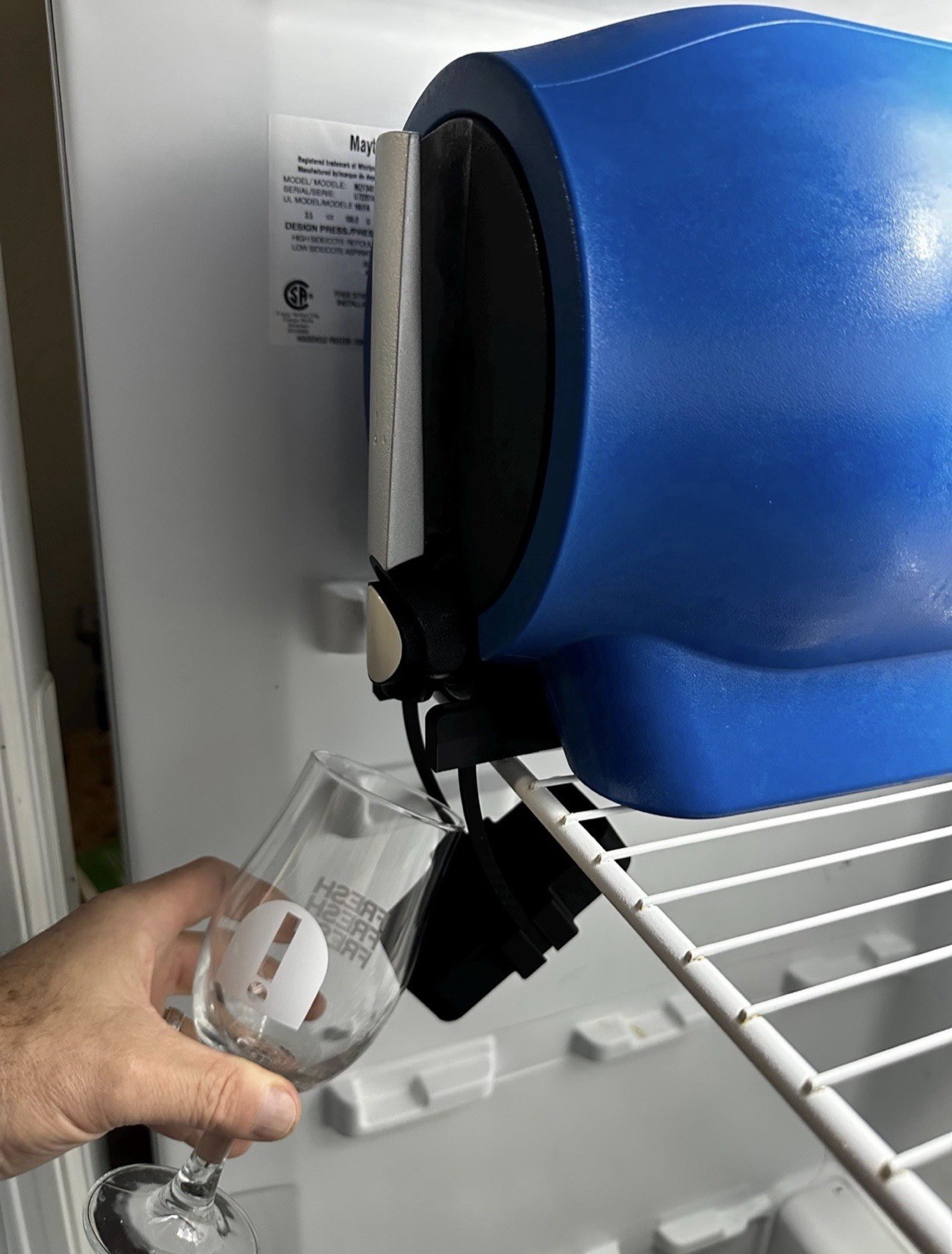 Pinter Drip Dock Swing Away Drip Tray Kit Beer Fridge No Mess Tap Catcher