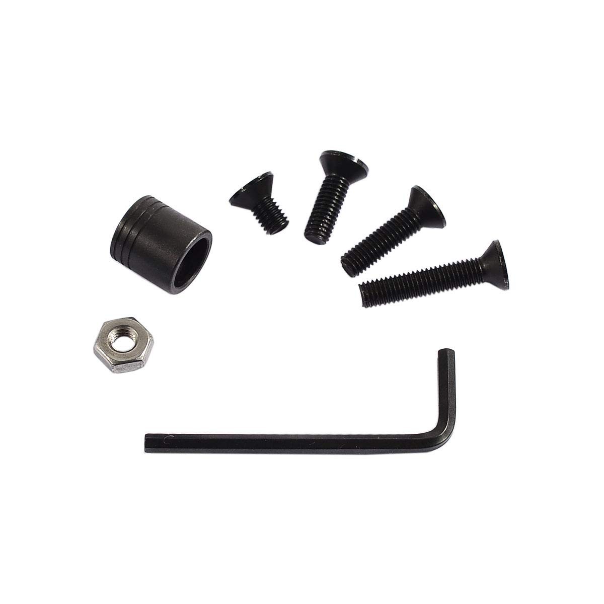 JIALITTE QD 1.25 Inch Swivels Mount Quick Detach Loop Base inch, Black