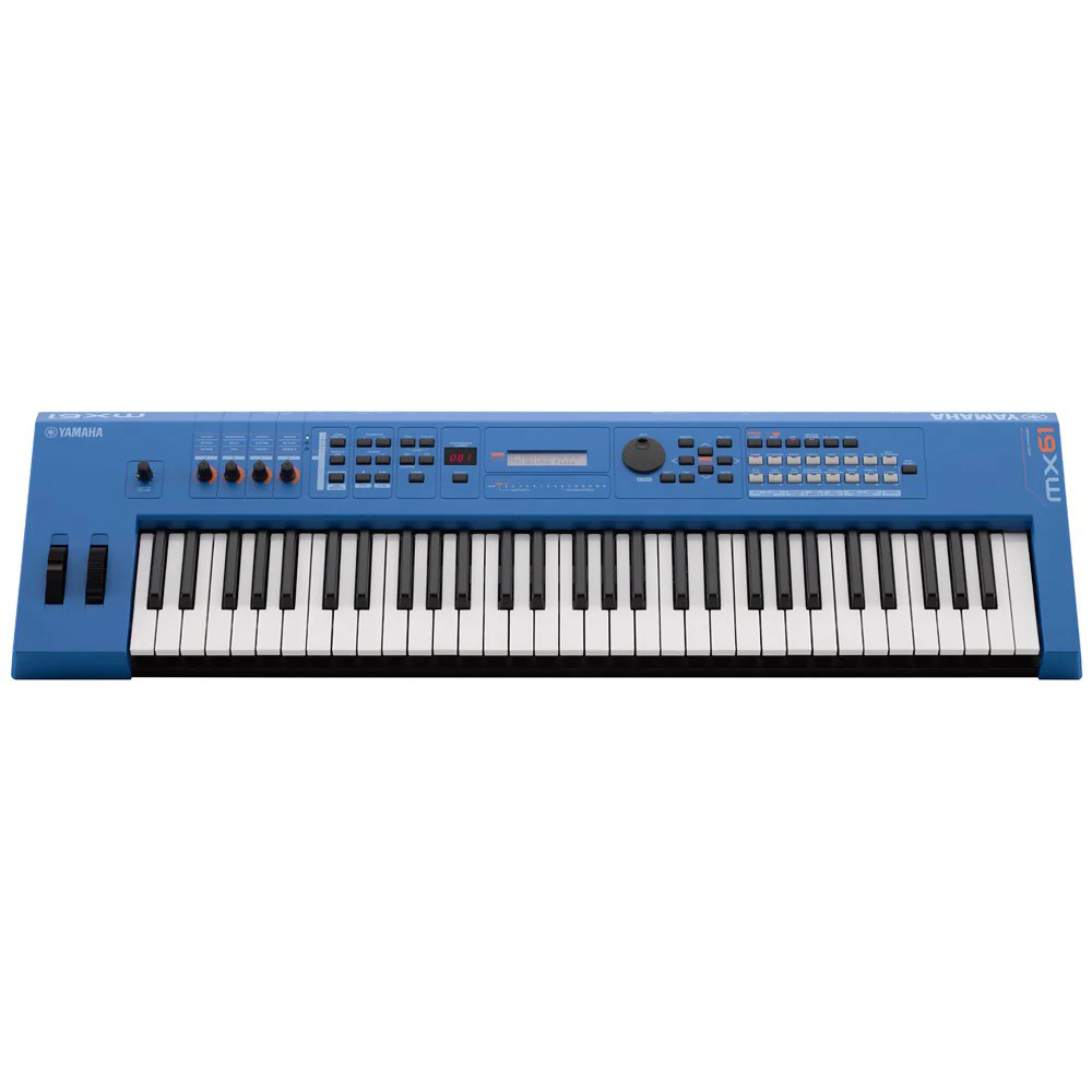 Yamaha MX61 Music Synthesizer - Blue