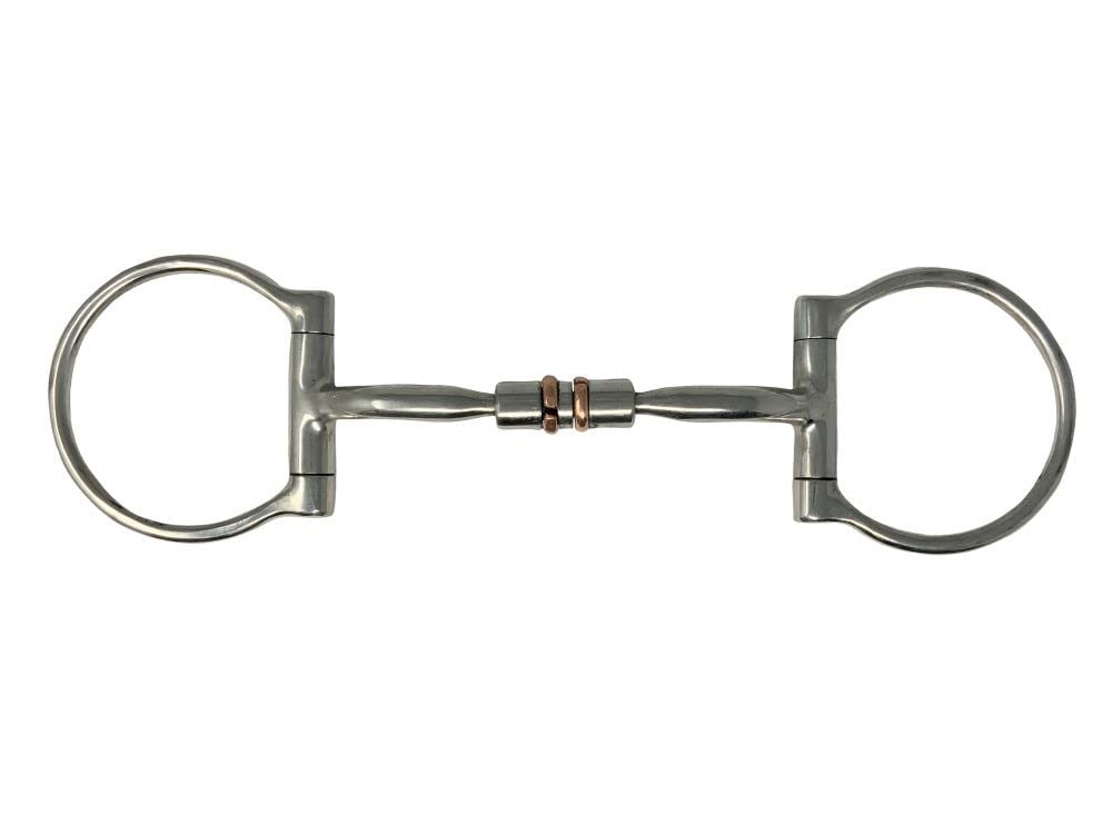 Showman Stainless Steel D-Ring Bit w/ Copper Ring Center