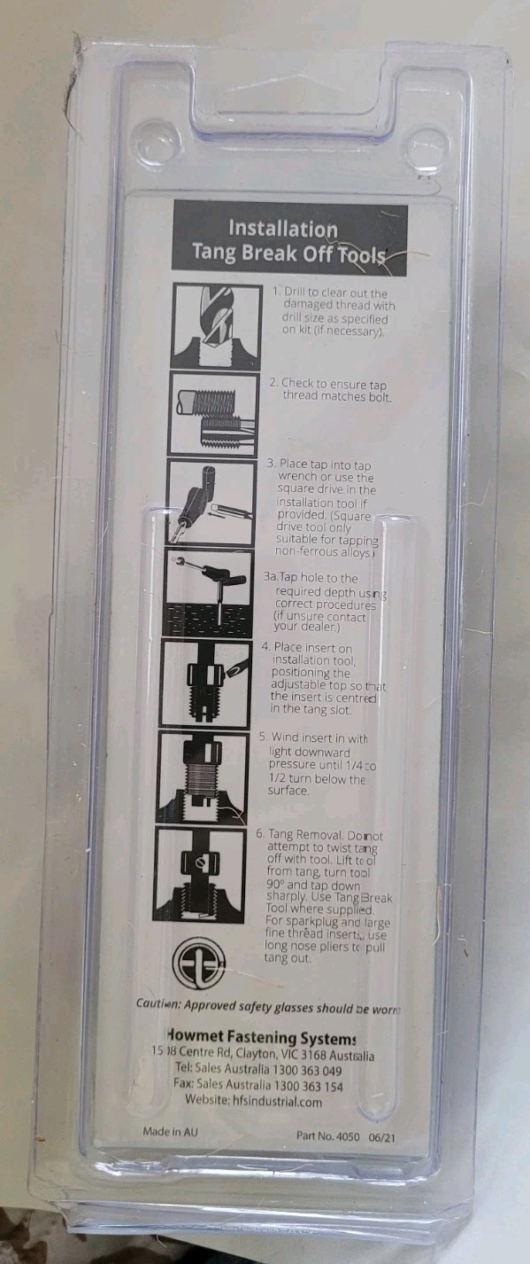 Recoil 50344 Insert Installation Tool NEW