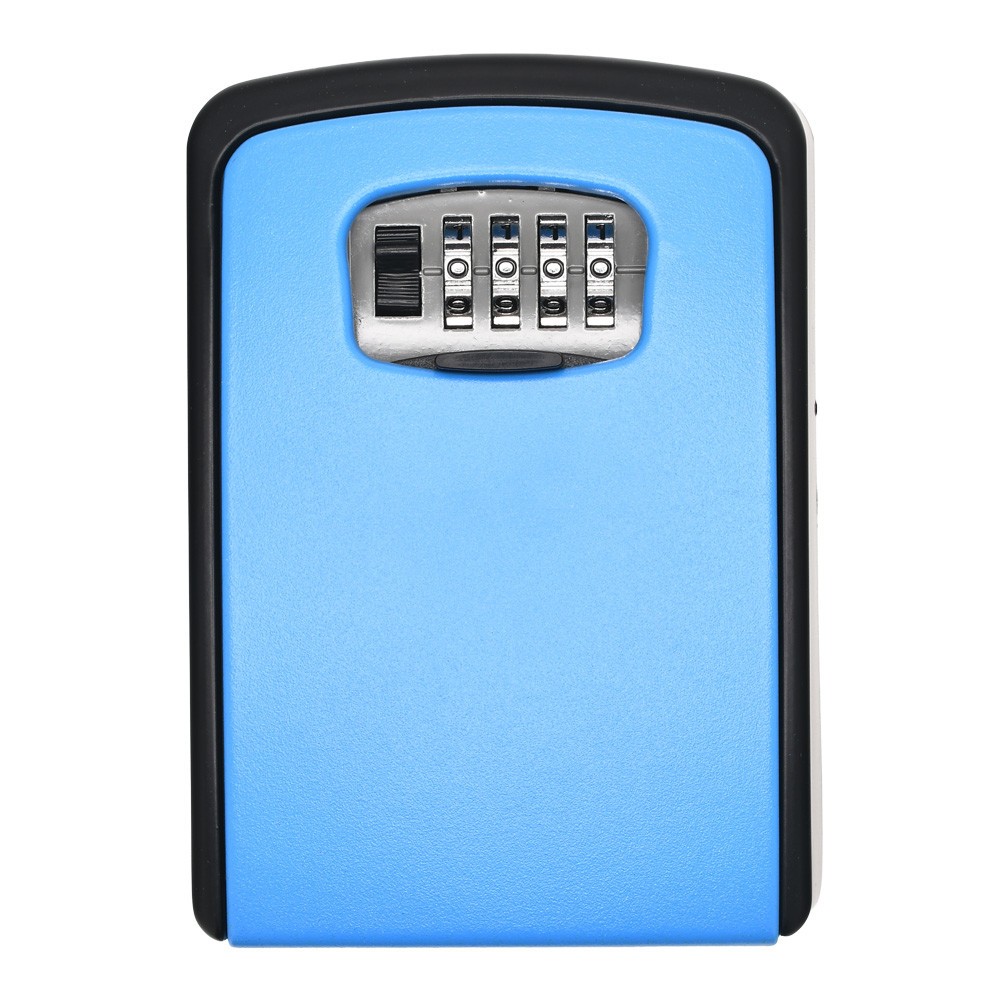 TSS Wall Mounted Combination Key Safe Large Blue