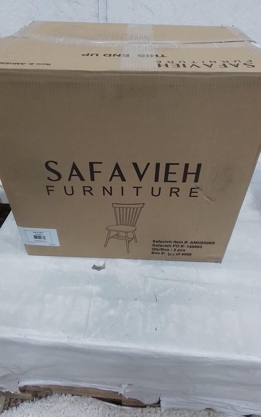 Safavieh PARKER SPINDEL SIDE CHAIR, Reduced Price 2172764798 AMH8500B