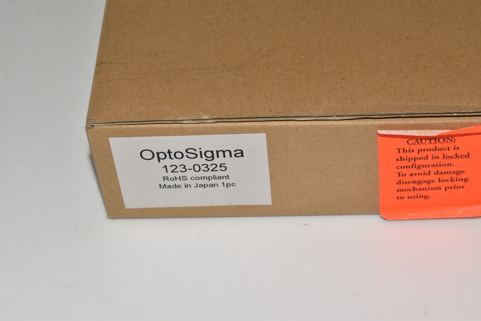 *JM* OptoSigma 123-0325 X-Axis Aluminum Cross Roller Translation Stage (MSP83)
