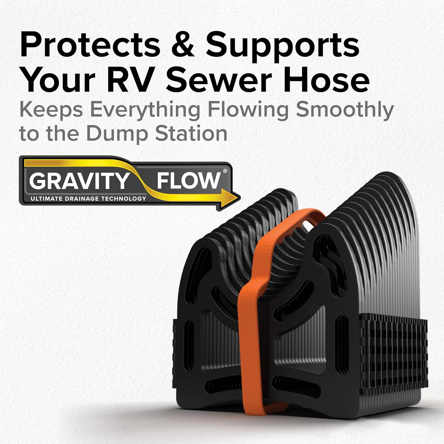 Sidewinder 15-Ft RV Sewer Hose Support Secure RV Sewer Hose (43043)
