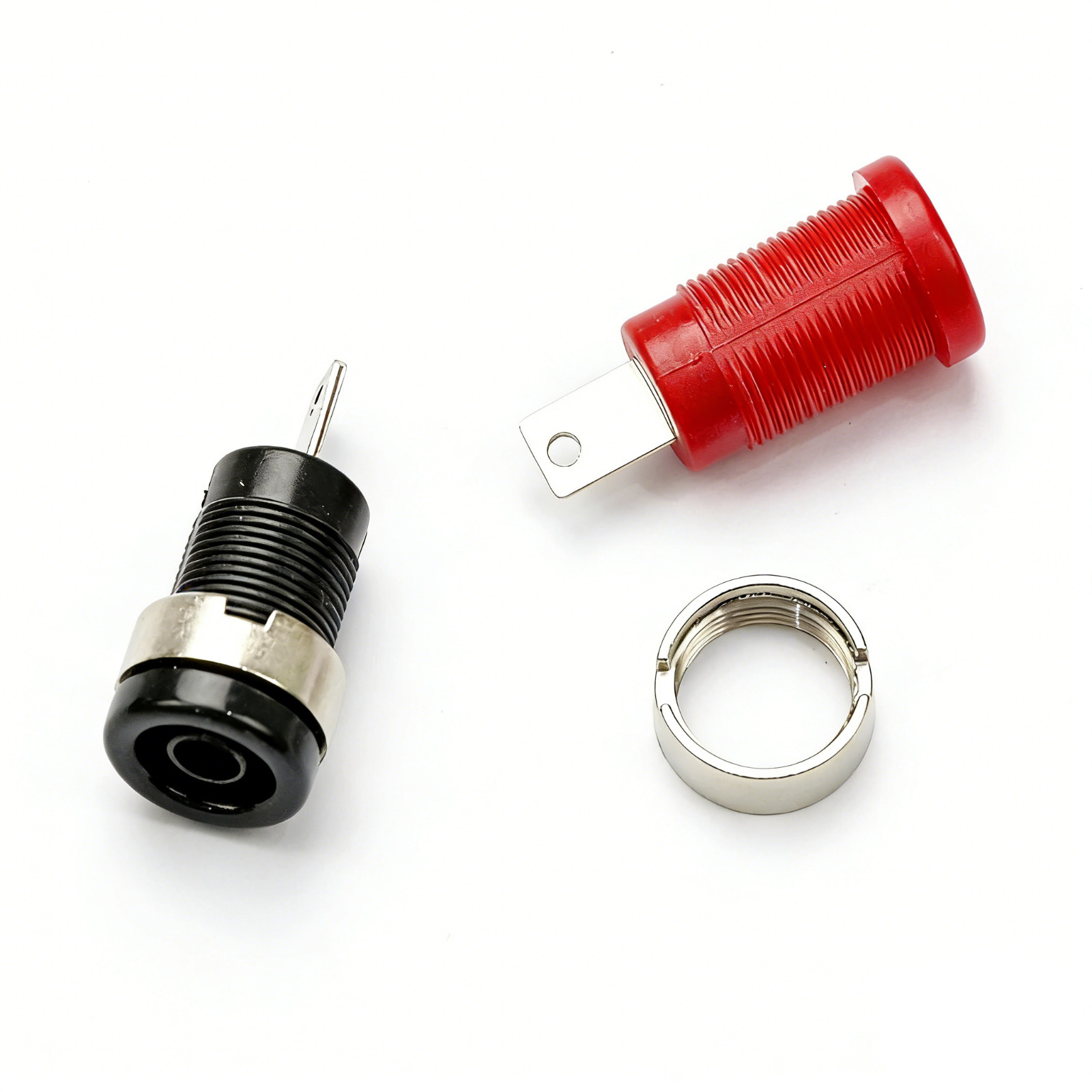 4mm Banana Jack Panel Mount Binding Post Red Black Test Terminal Connector