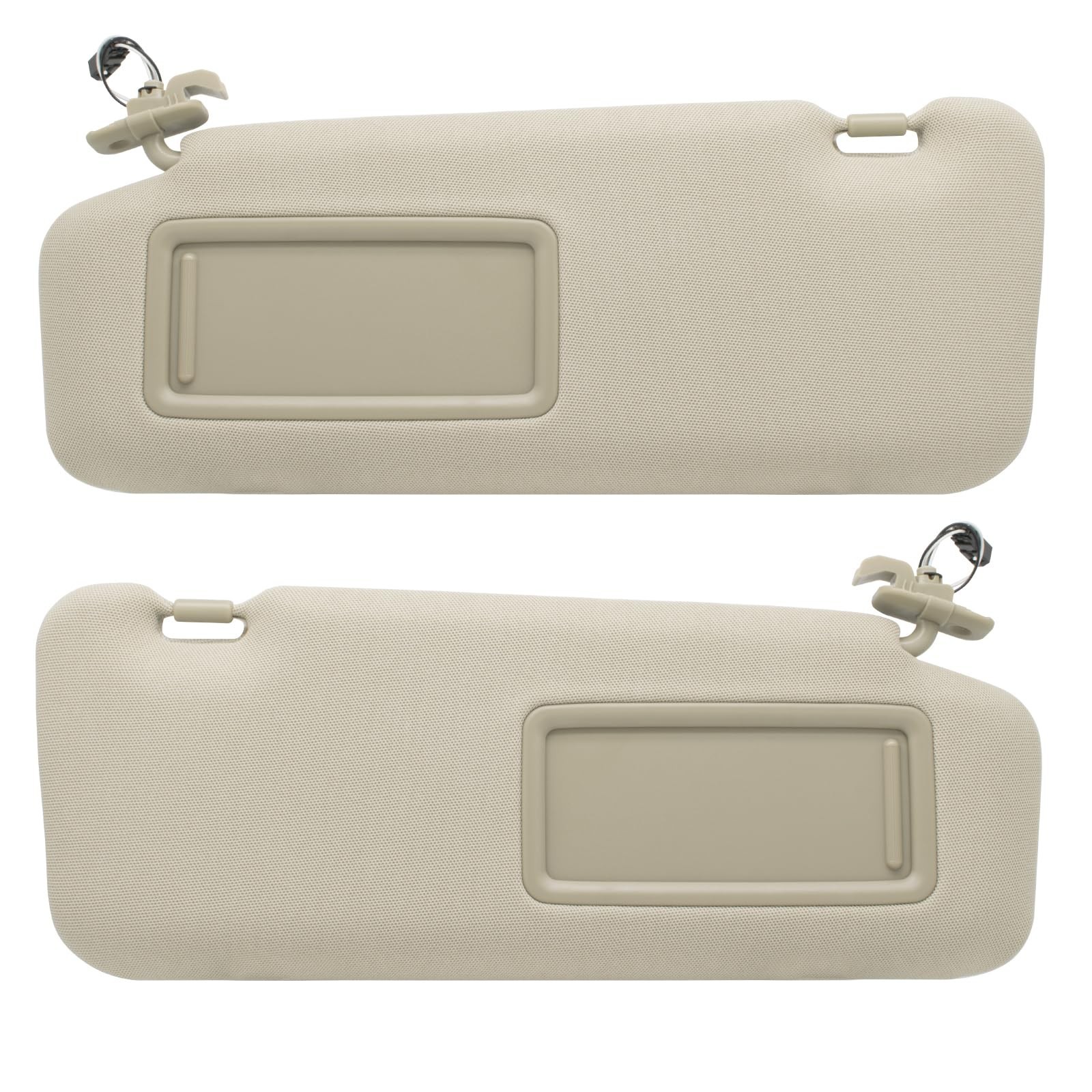 NHILES Left Driver & Right Passenger Sun Visor Compatible with Mazda CX-9 201...
