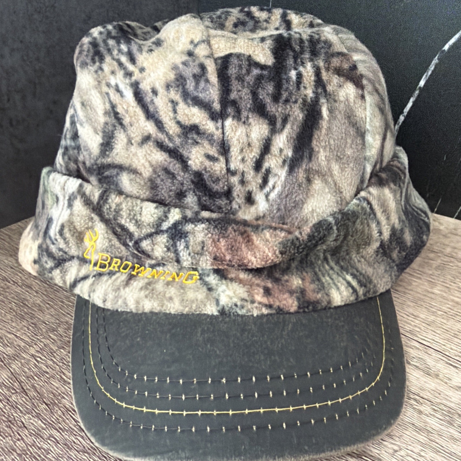 BROWNING Beanie Bullseye Brimmed Mobuc, 308531281, Mossy Oak