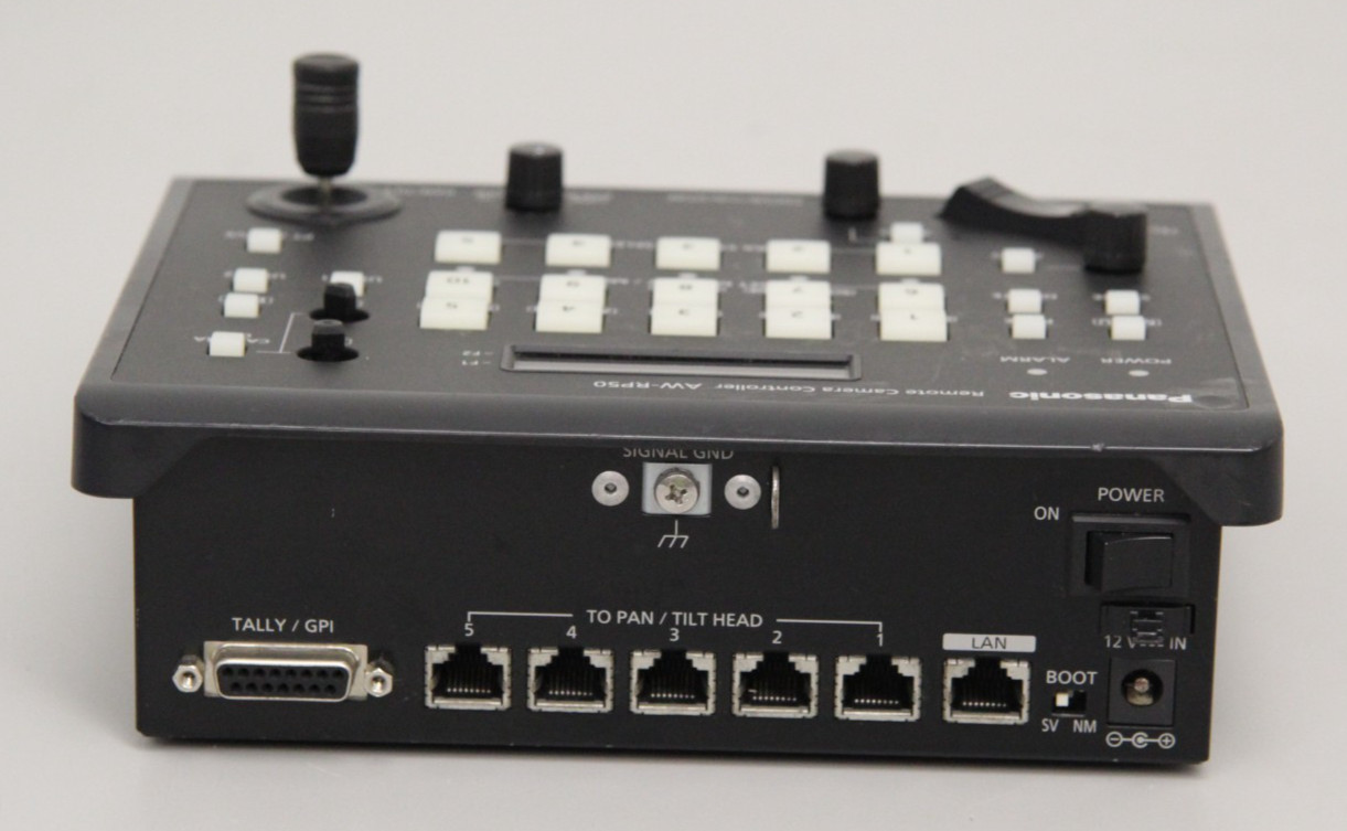 Panasonic AW-RP50 Remote Camera Controller Pan/Tilt Zoom Focus Missing Two Knobs