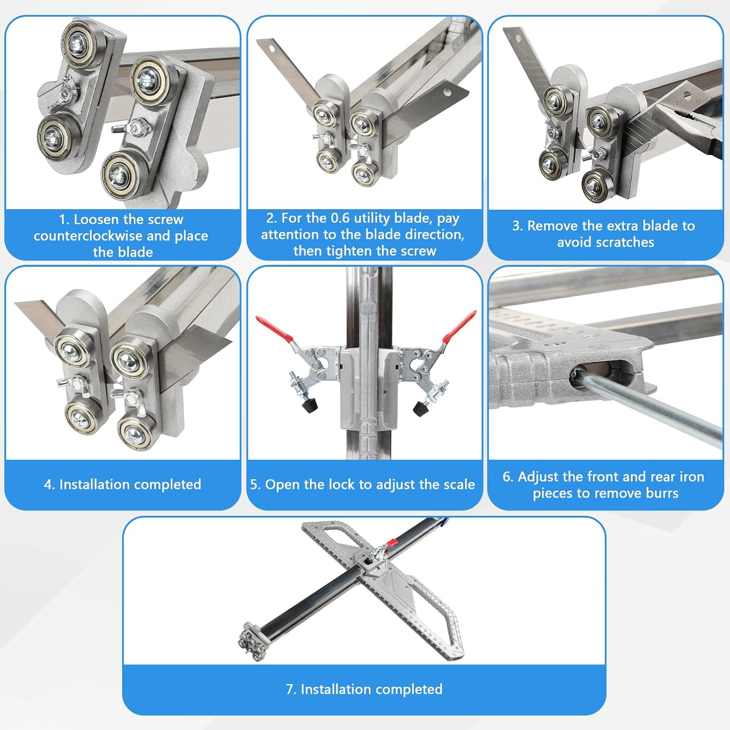 New Drywall Cutting Tool, Plasterboard Cutter 1.5-60Cm Cutting Range, Foldable D