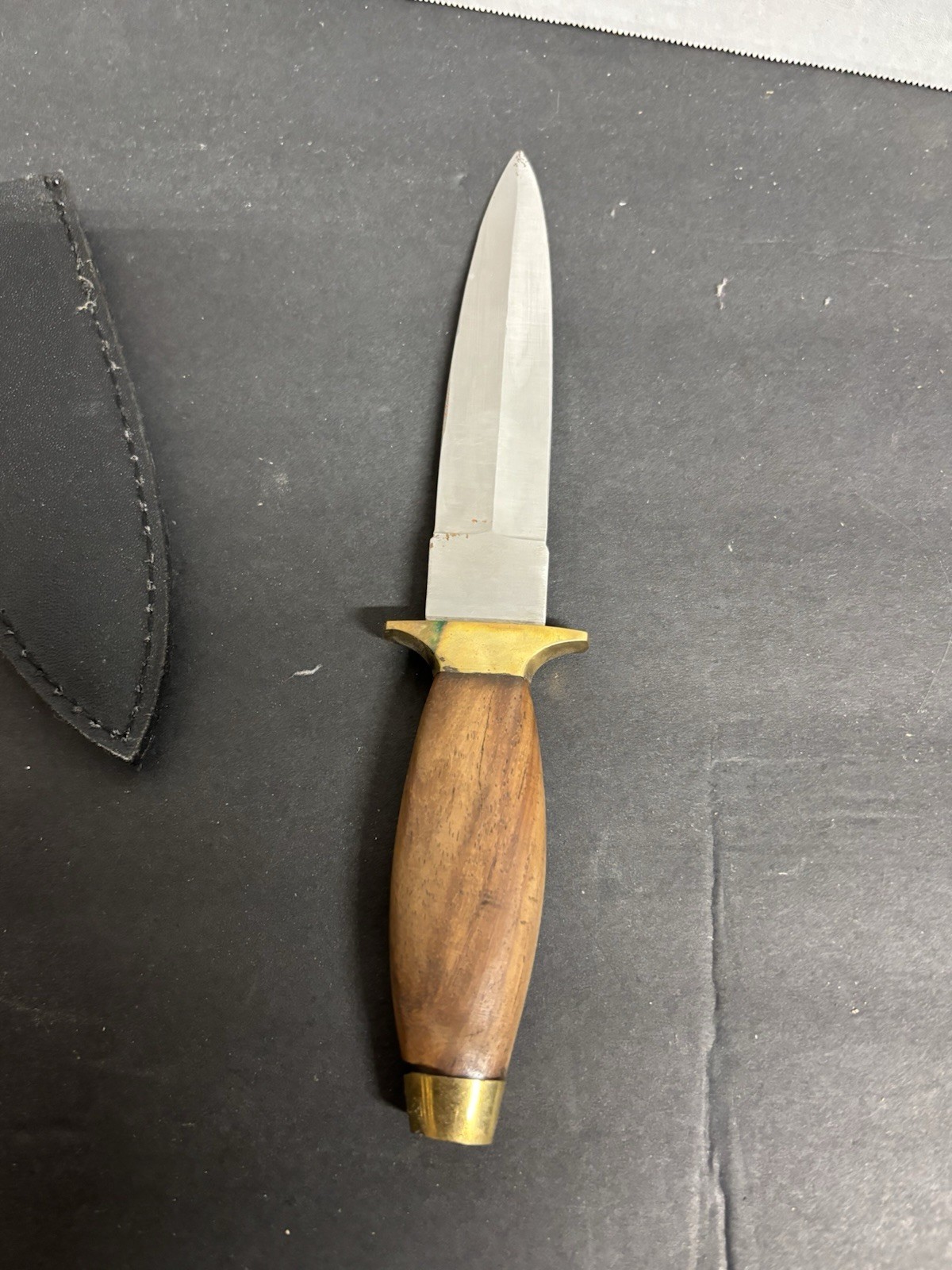 BOOT KNIFE Dagger Steel Blade & Sheath