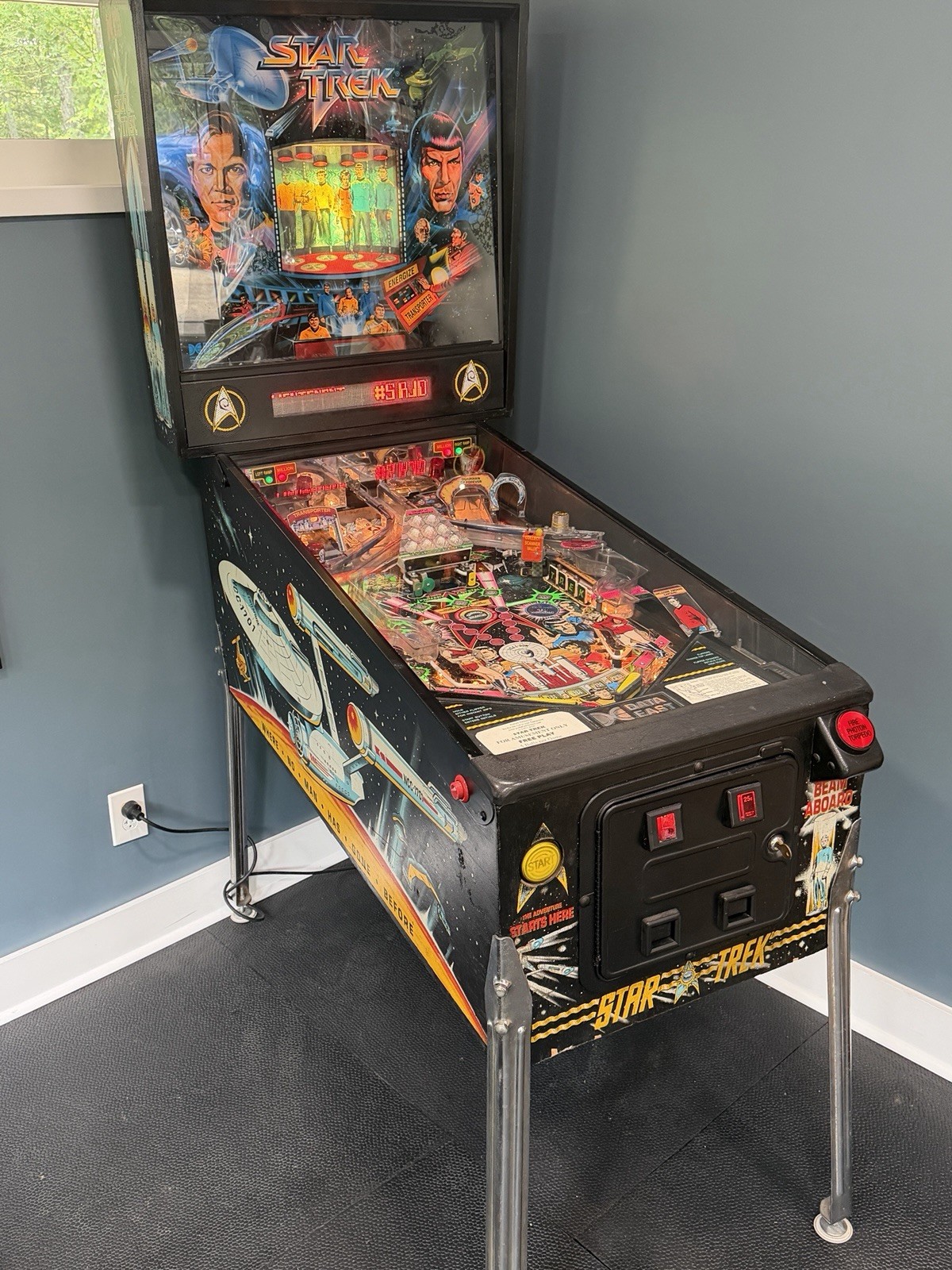 Star Trek 25th Anniversary Data East Pinball Machine Excellent!
