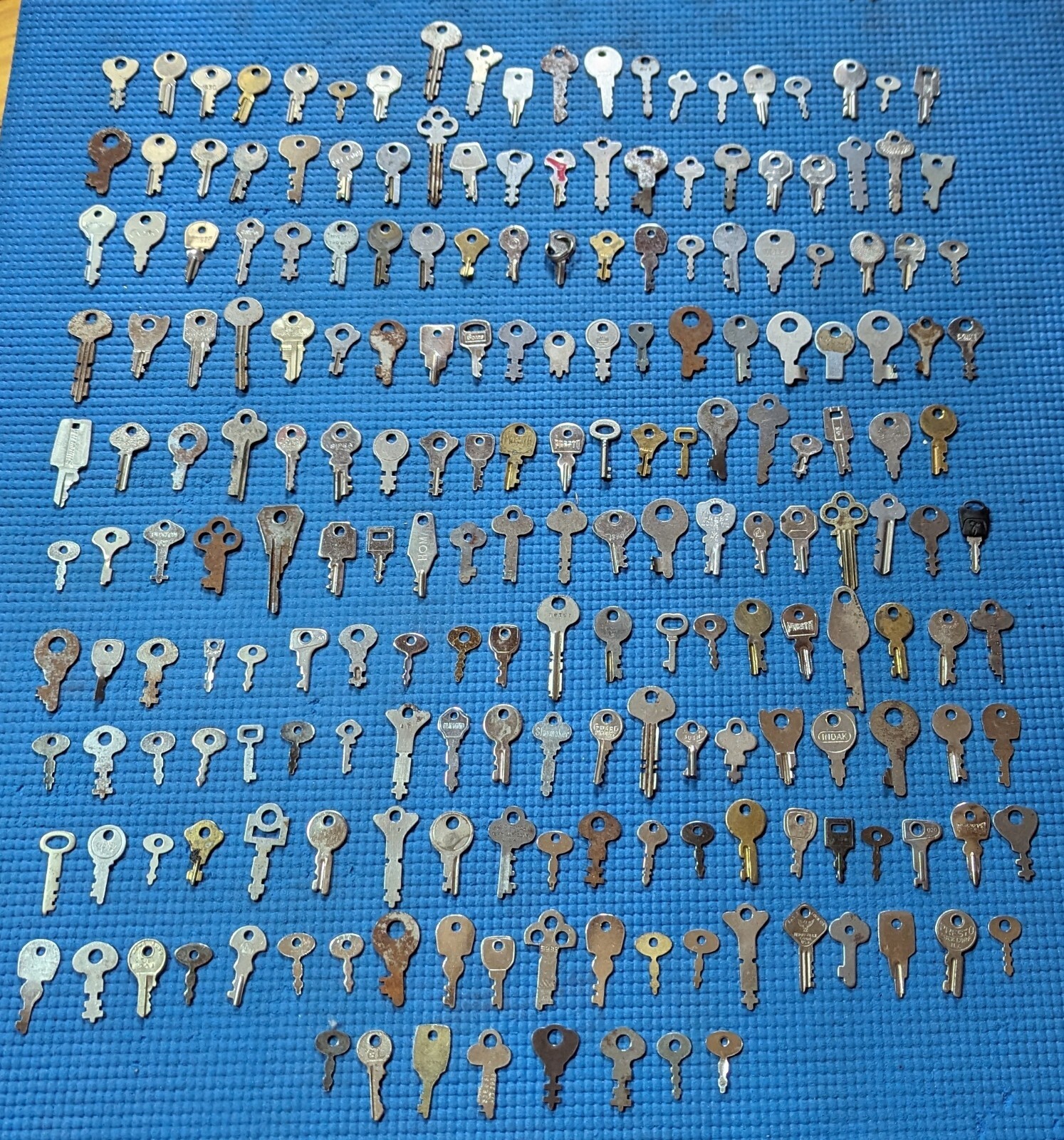 208 Vintage Antique Cabinet, Door, Lock Keys, Ornate Vintage Lot, NO LOCKS