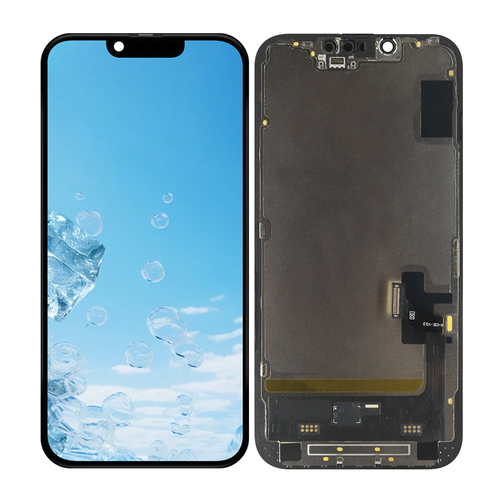 Replace For iPhone 14 Soft OLED Display LCD Touch Screen Digitizer Frame Tool US