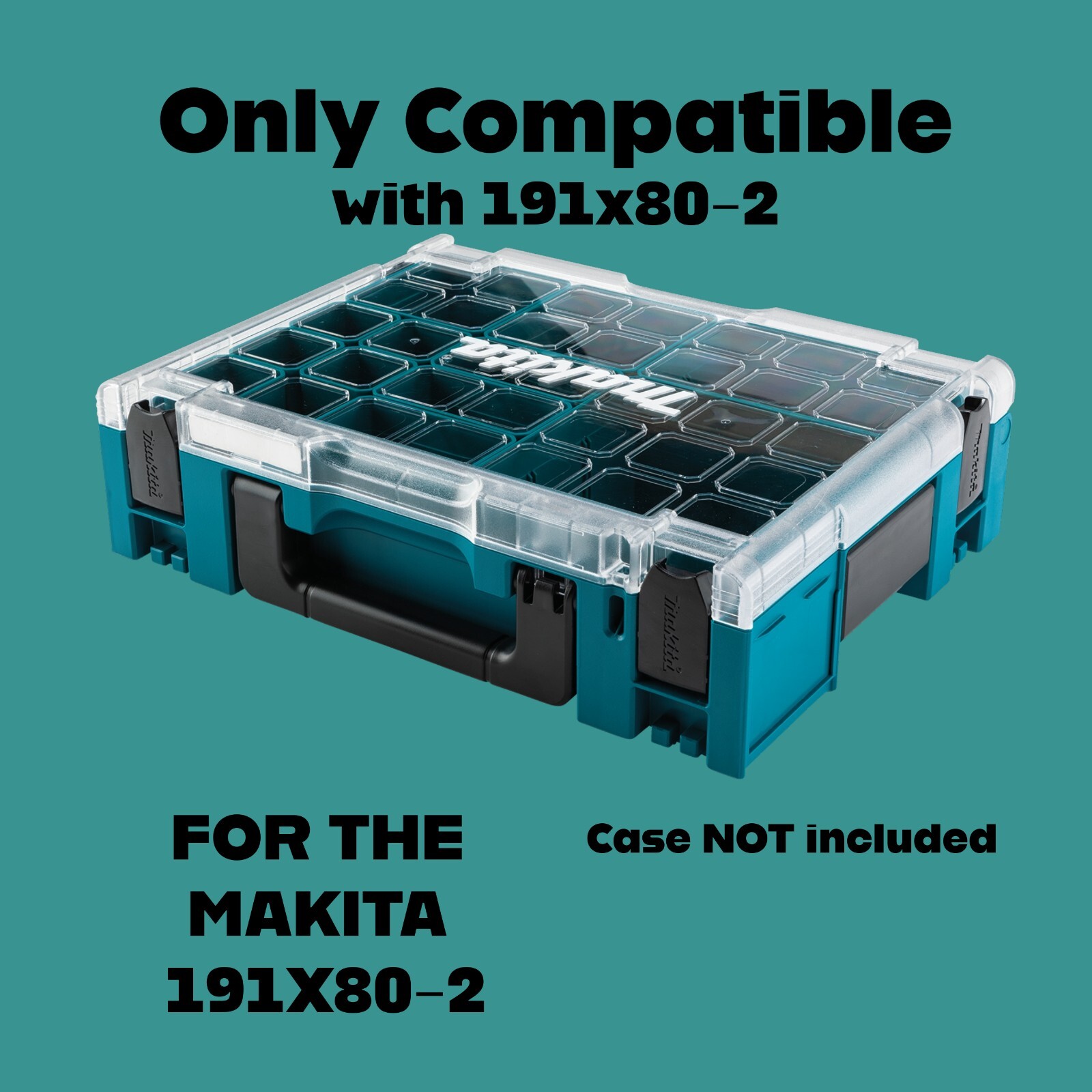 Nesting Cups Upper with Adjustably Dividers for Makita 191x80-2