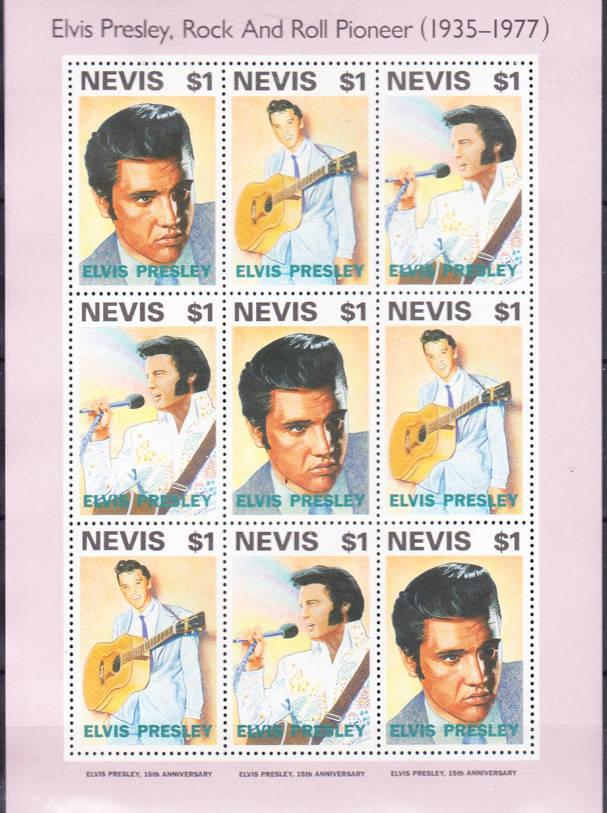 W NEVIS 0776 MS ELVIS PRESLEY 15TH DEATH ANNIVERSARY