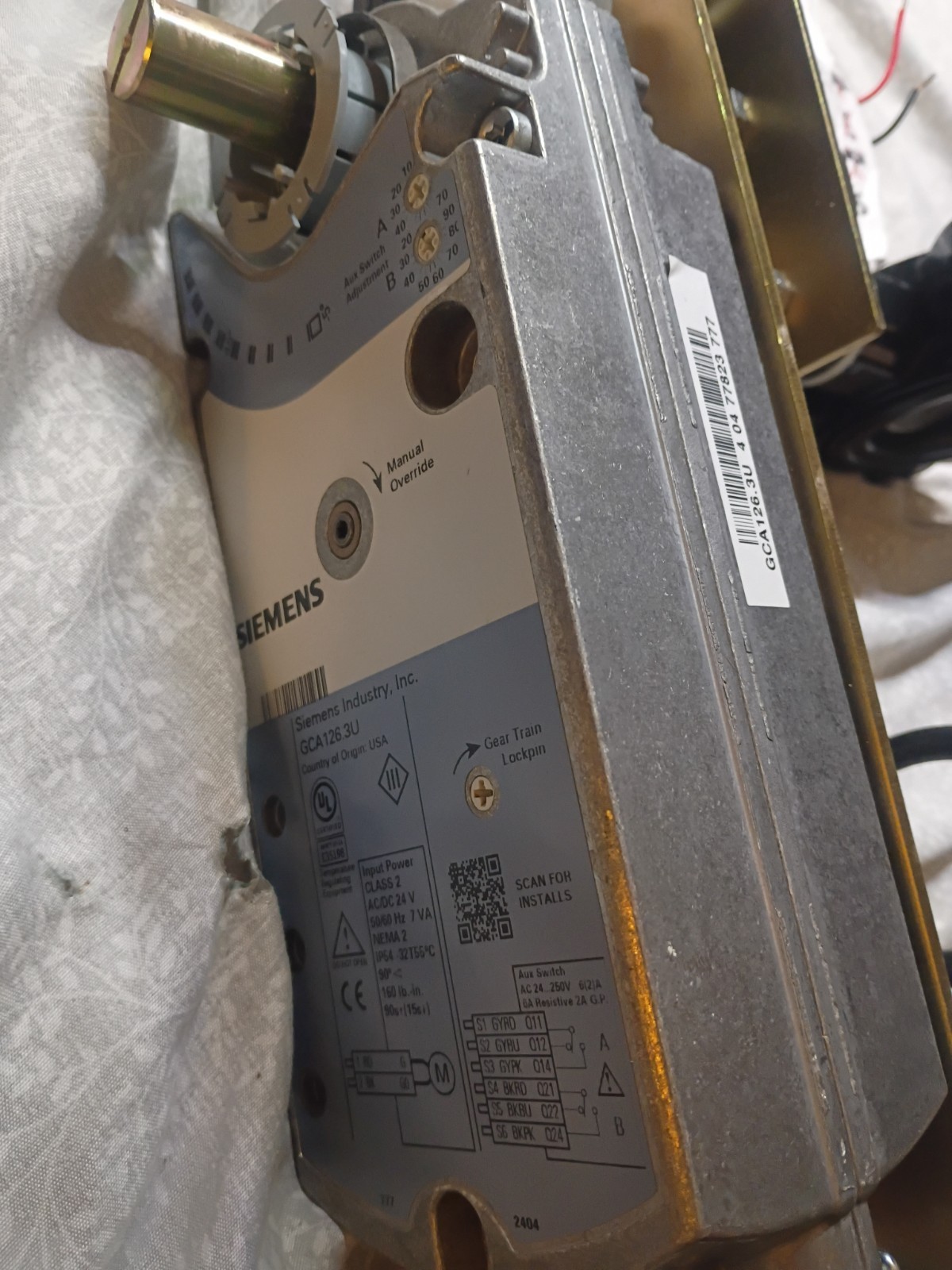 Siemens GCA126.3U