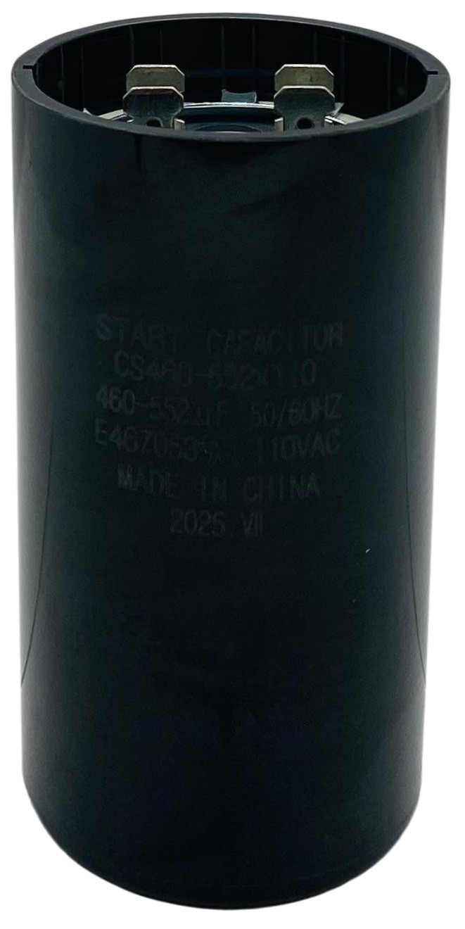 Start Capacitor, Round, 460-552 Mfd., 110 Volt, CS460-552X110