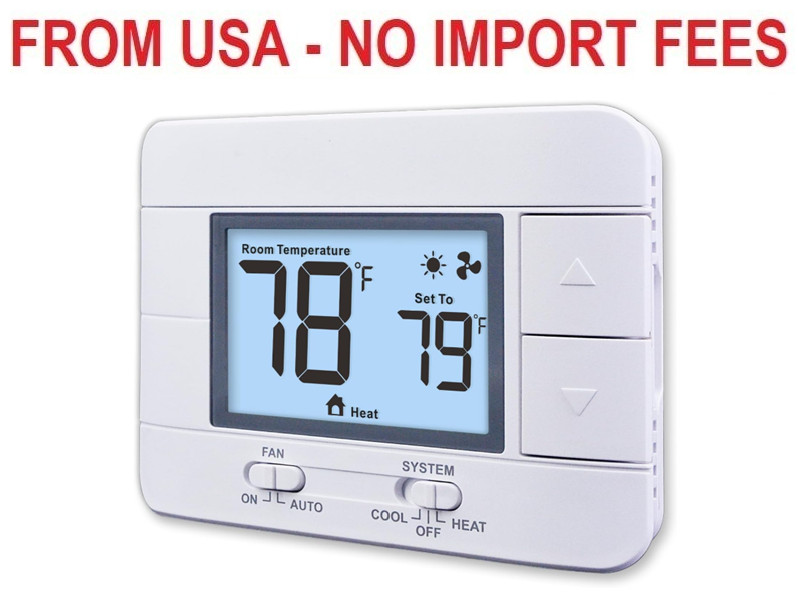 Aowel Non Programmable Thermostat for Home 1 Heat/ 1 Cool Single-Stage System, T