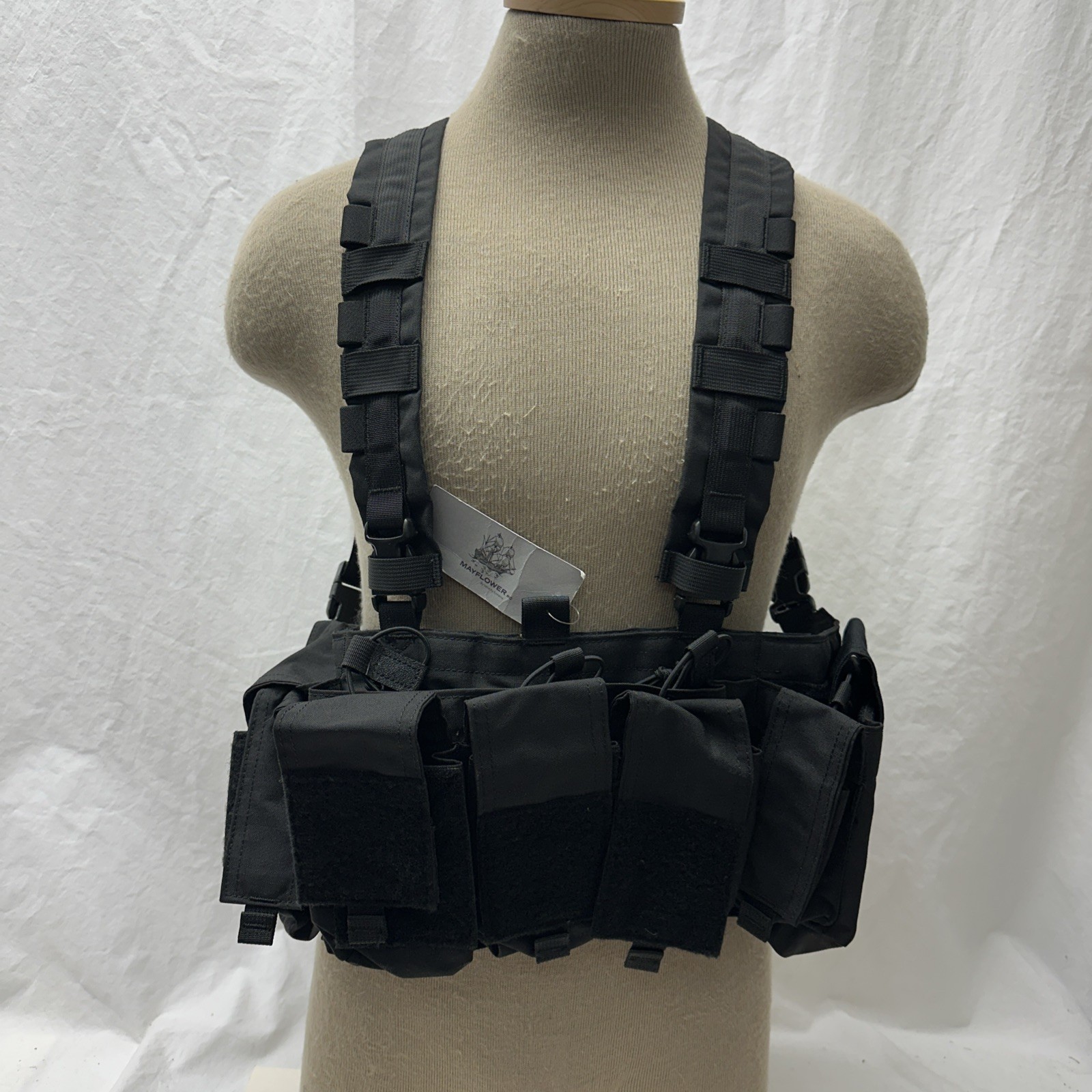 Velocity Systems Mayflower Recon Rig 417762556 Chest Rig Black IN HAND FAST SHIP