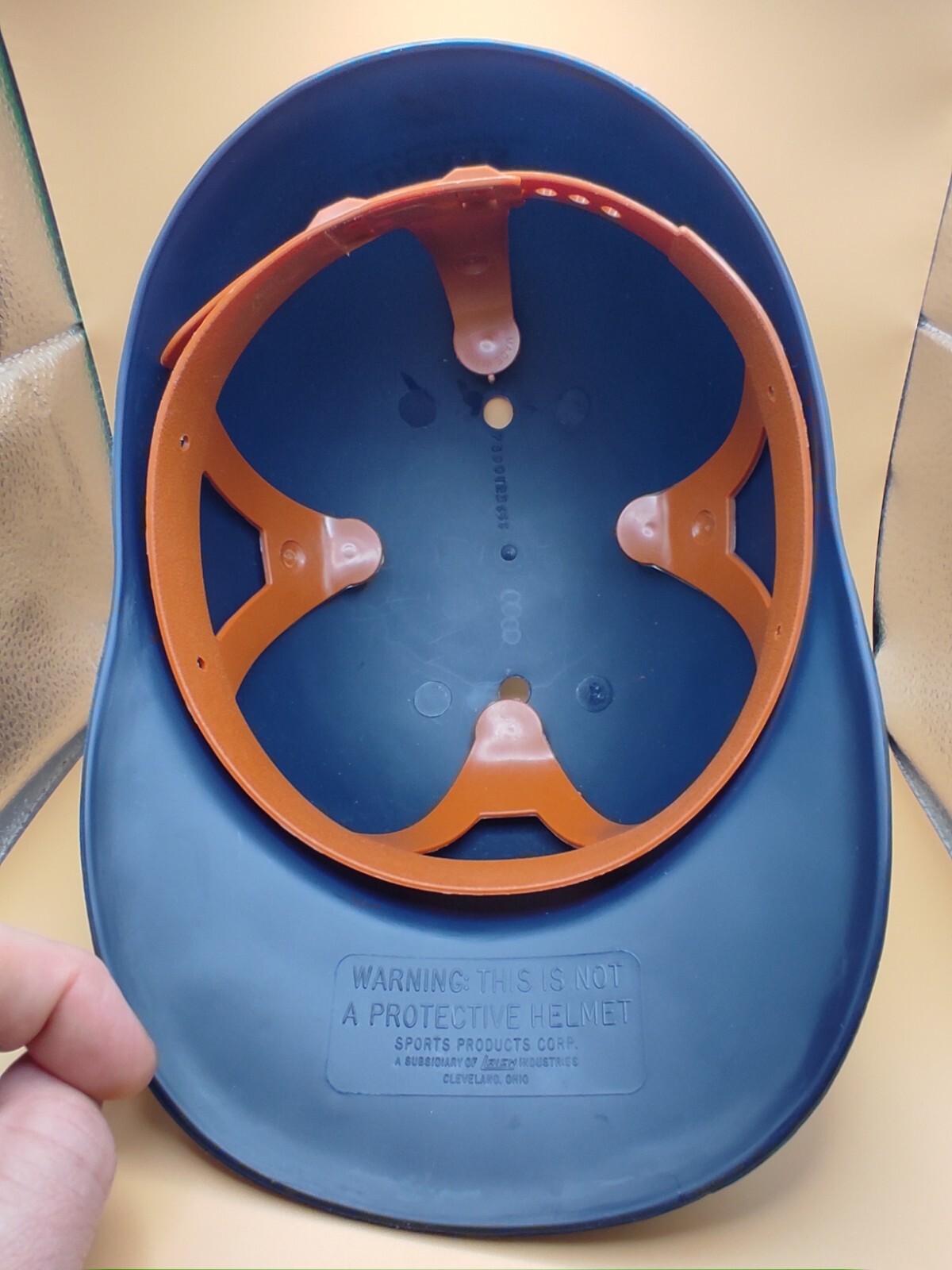 Mahoning Valley Scrappers Solid Blue Souvenir Batting Helmet!!