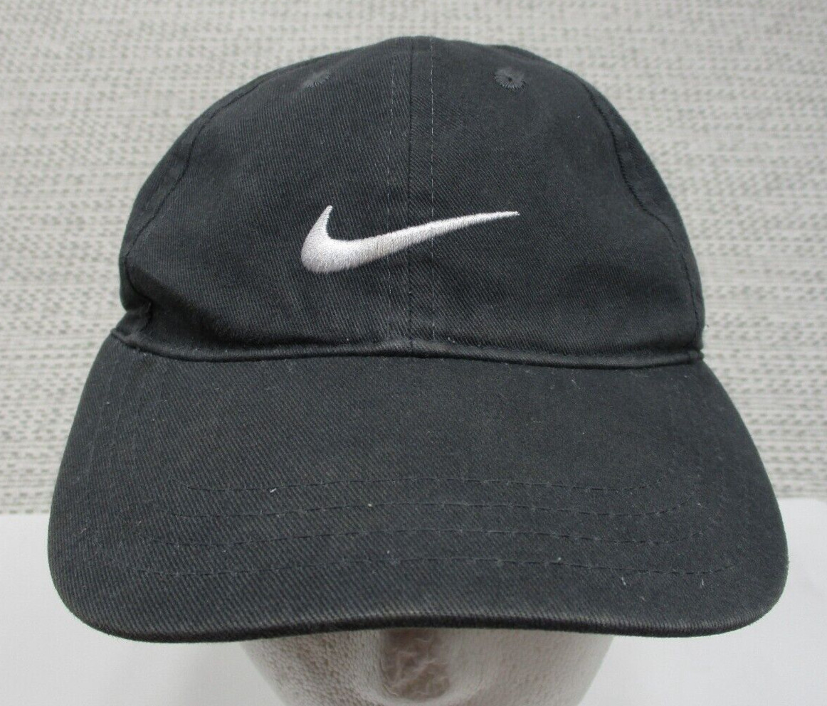 Nike Just Do It Embroidered Hat Dark Gray Kids 4-7 Strapback Swoosh