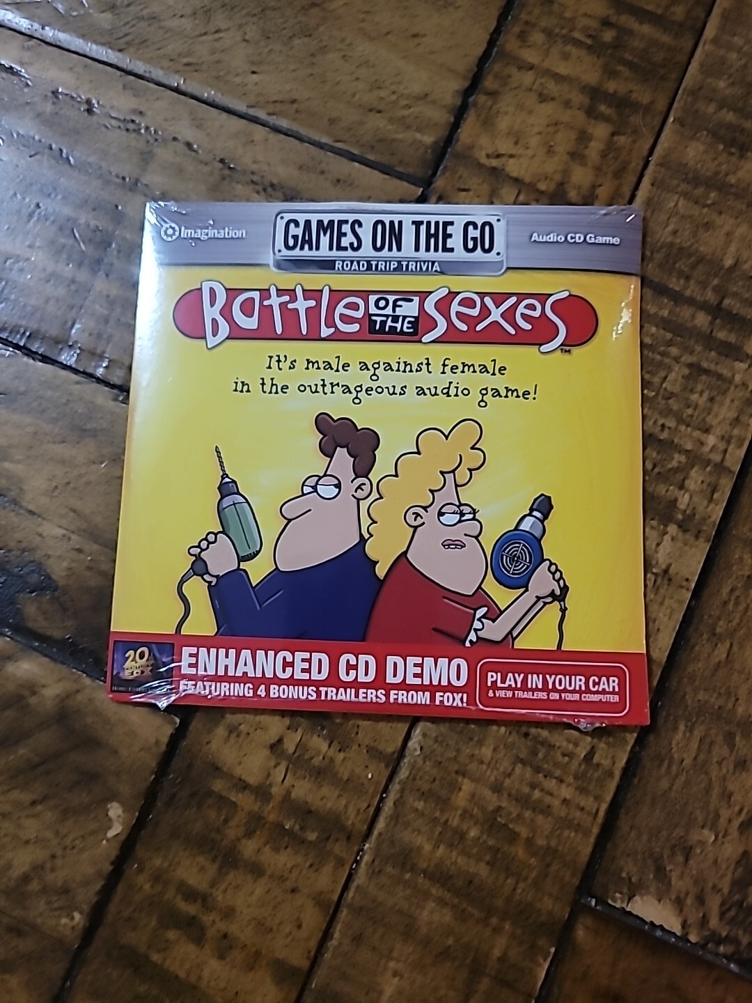 Battle of the Sexes New Audio CD Game Road Trip Trivia Games on the Go