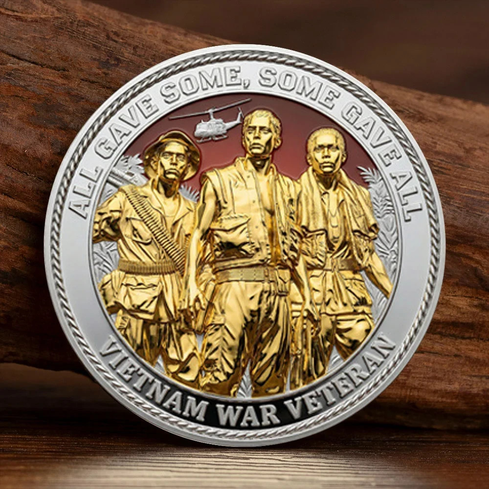 Vietnam War Veteran Coin Welcome Home Never Forgotten Patriotic Gift USA