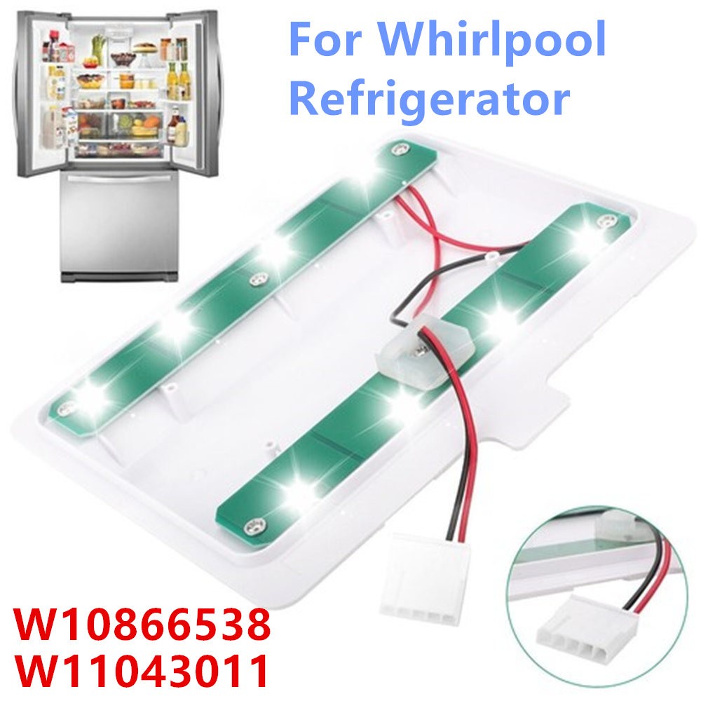 For Whirlpool Refrigerator W10866538 W11043011 Replacement LED Module Light kits