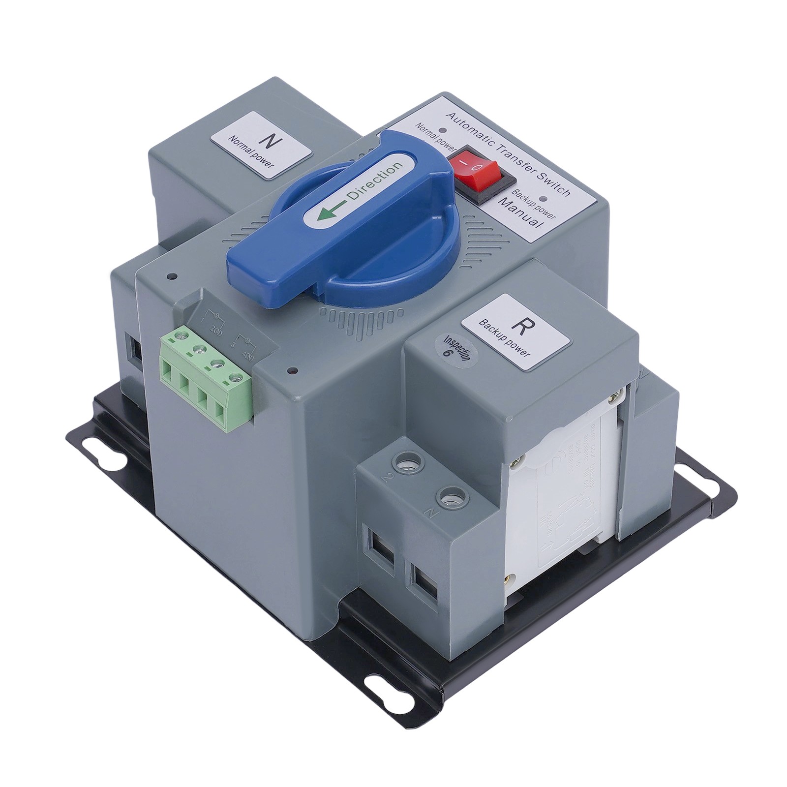 63A ATS Dual Power Automatic Transfer Switch for Generator Changeover Switch 2P
