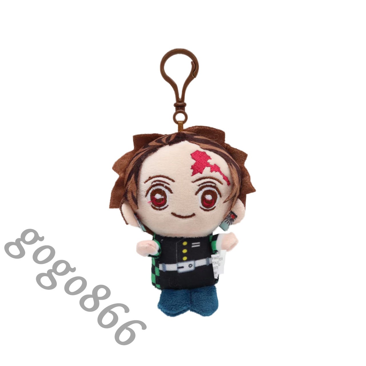 Demon Slayer Kamado Tanjirou Pendant Mini Plush Doll Original Stuffed Toy Gift