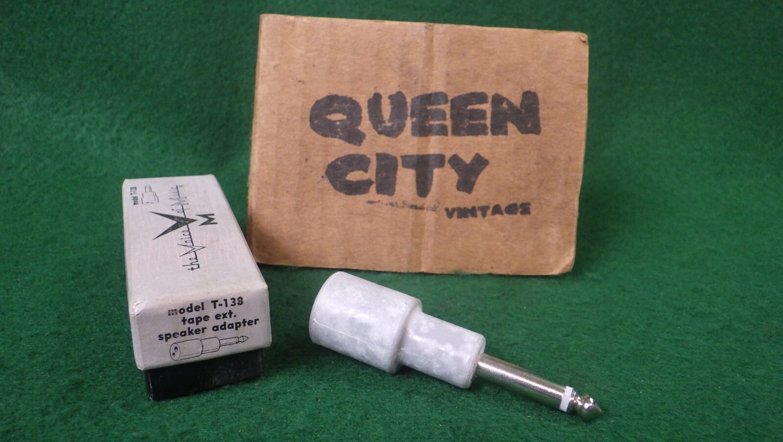 Vintage The Voice of Music T-138 Reel to Reel Tape External Speaker Plug Adapter
