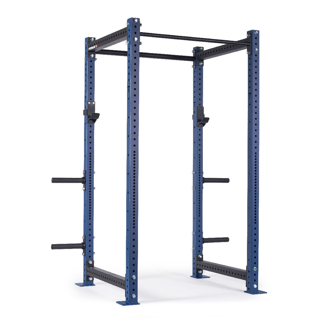 Titan Fitness X-3 Series 90" Navy Bolt-Down Power Rack, 36" Depth