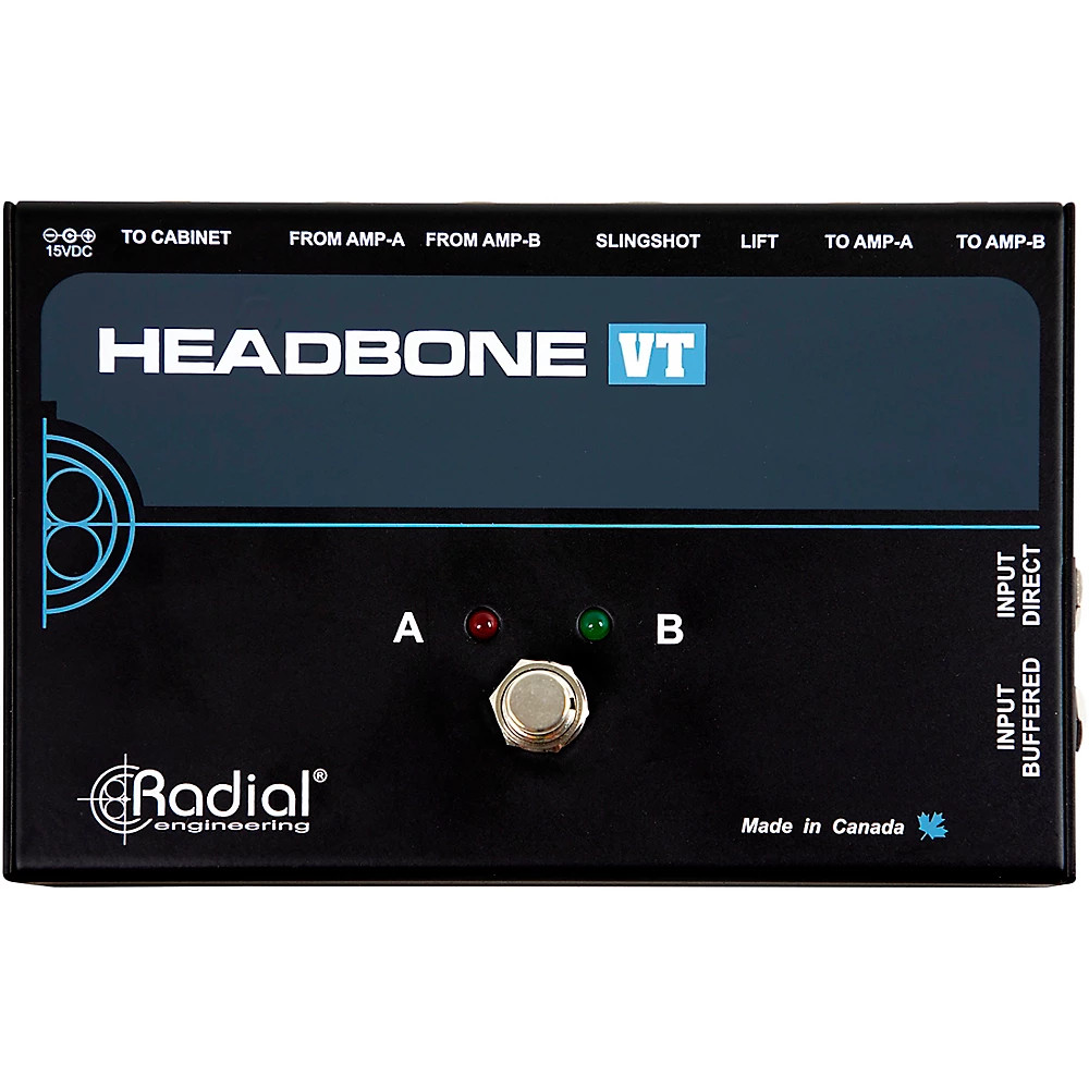 Radial Engineering Headbone VT Amp Head Switcher for Tube Amps