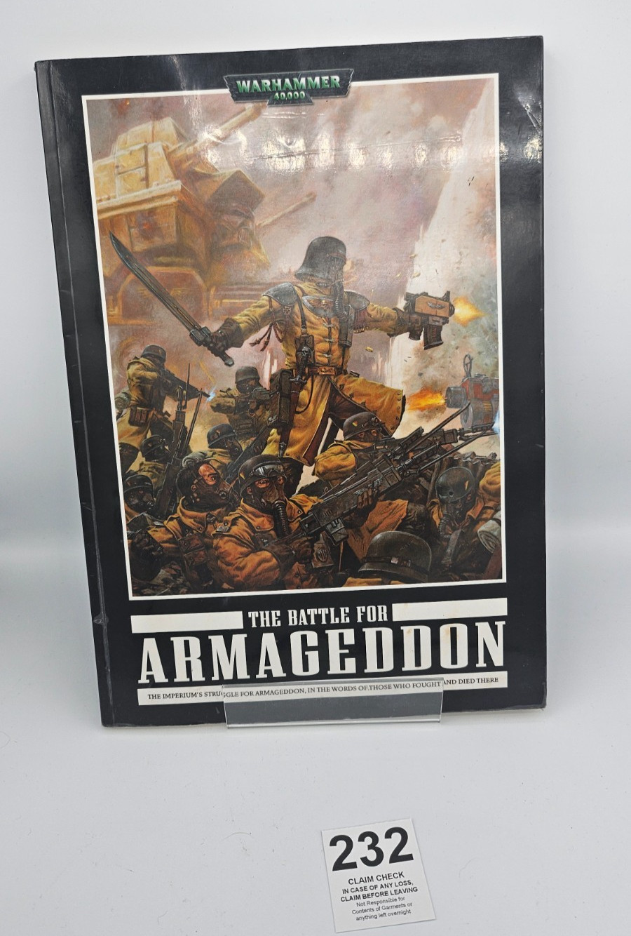 Warhammer 40k - The Battle for Armageddon Paperback Great condition - 232