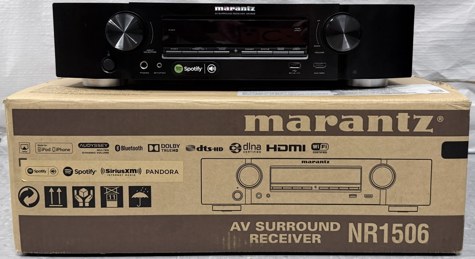Marantz NR1506 5.2 Channel Receiver with Original Box