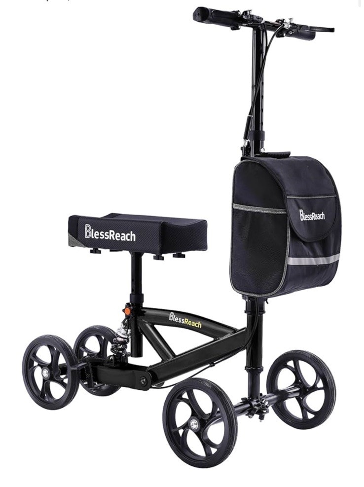 Knee Scooter，Knee Scooter for Adults for Foot Surgery，Steerable Knee