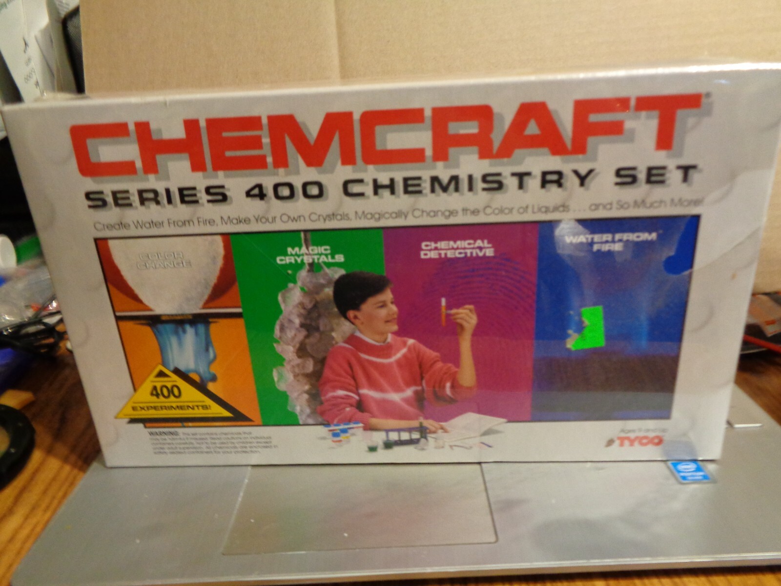 Tyco Industries Chemcraft Series 400 Chemistry Set  #7345 ~ 1990 ~ NEW, Sealed