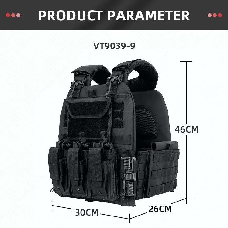 Premium Quick Release Tactical Vest - Green