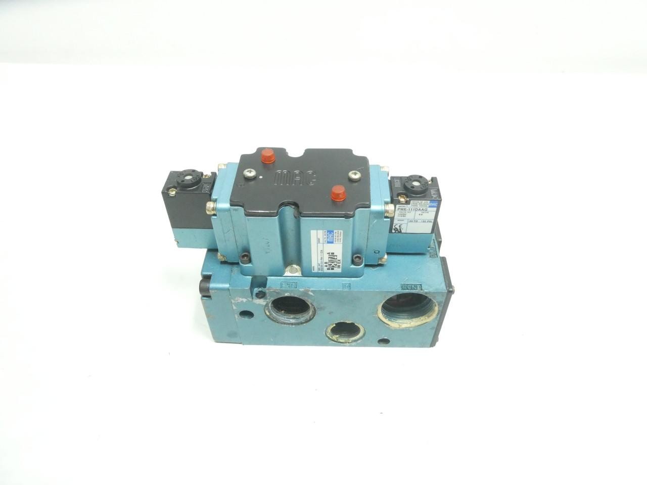Mac 6523B-000-PM-111DA Pneumatic Solenoid Valve 120v-ac 150psi