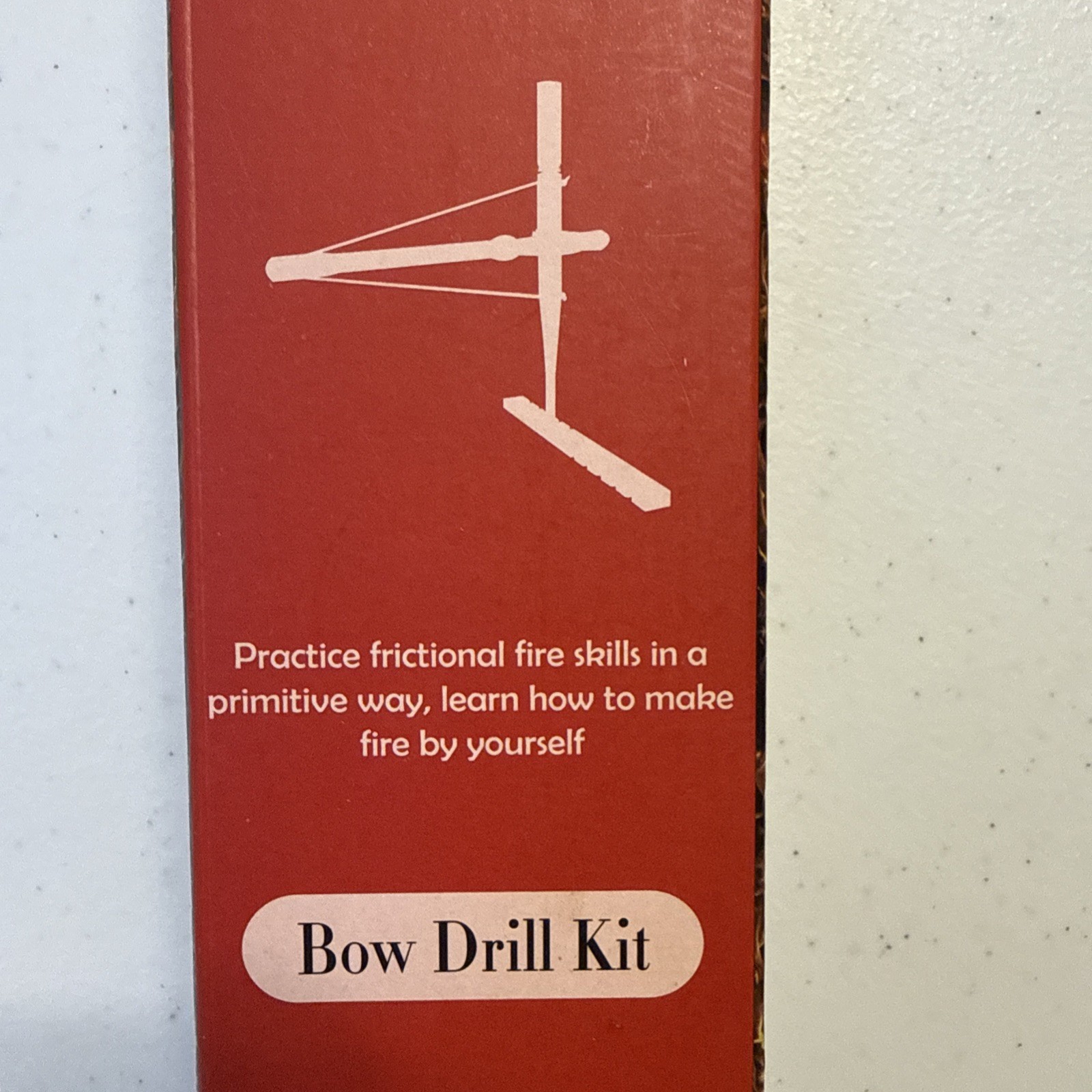 PSKOOK Bow Drill Kit Fire Starter, Primitive Wood, Survival Practice