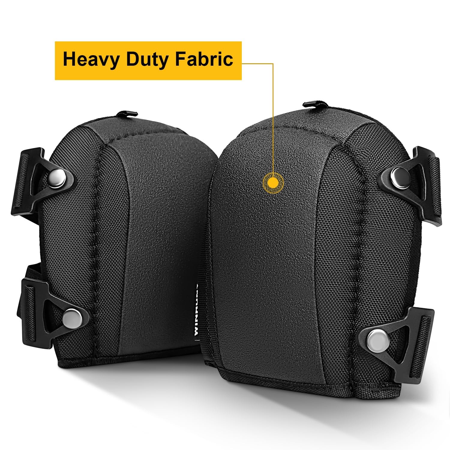 Lightweight Foam Knee Pads for Men - Non-Slip Thick Soft Padding Strong Strap