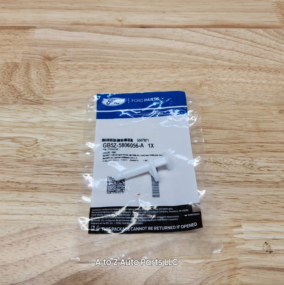 NEW 2013-2018 Ford Explorer Glove Compartment Box Check Strap Retainer Pin, OEM