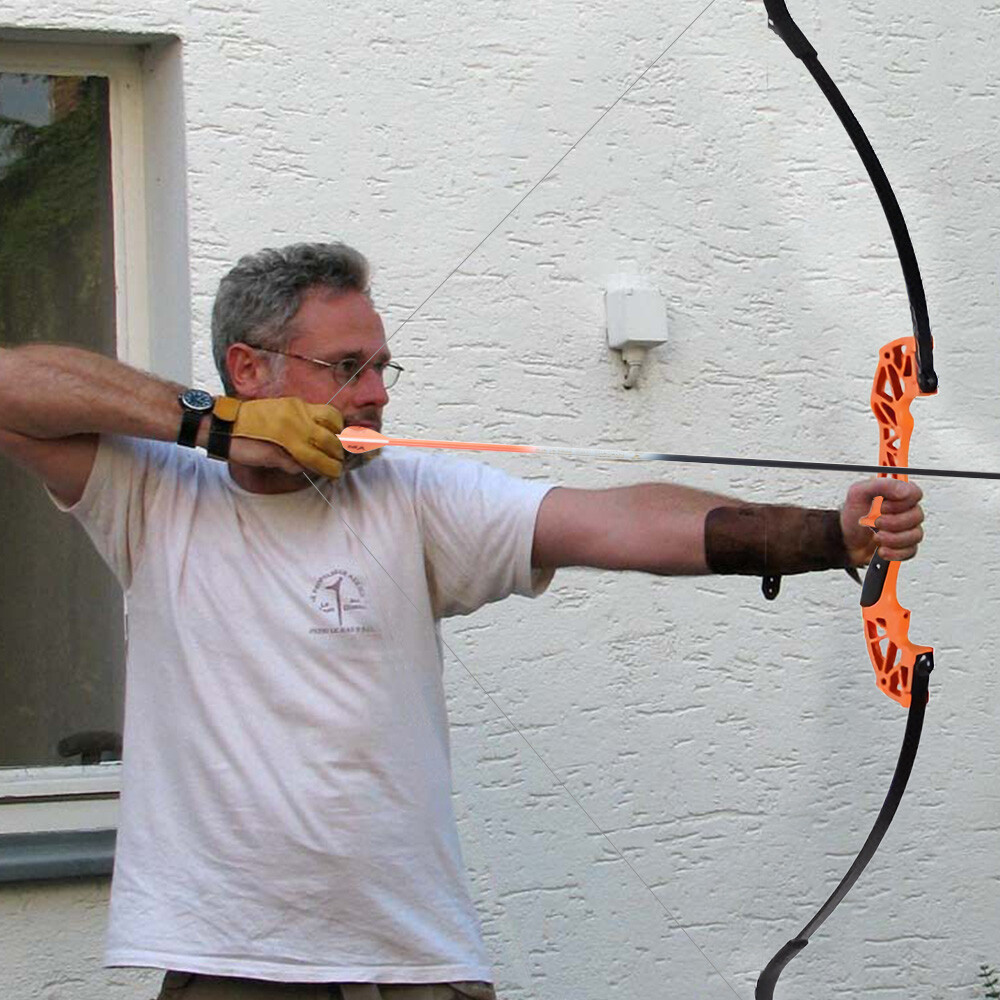 40lbs 53" Takedown Recurve Bow Right Hand Target Arrow Shooting Practice Bow Set