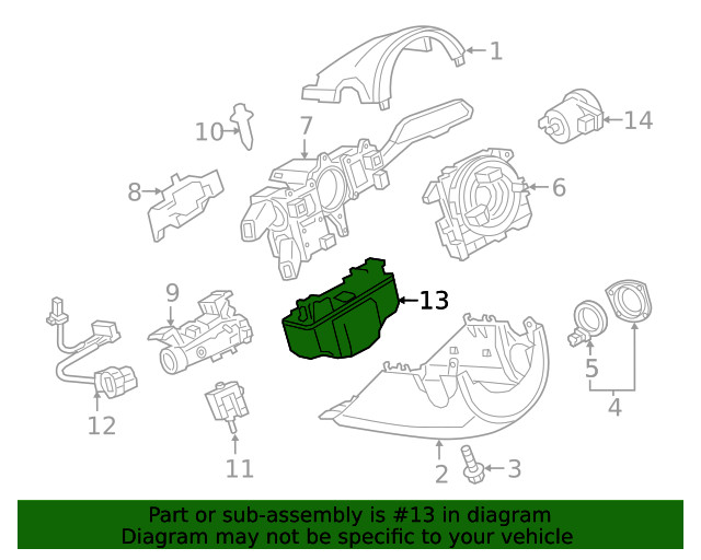 Genuine Audi Controller 5K0-905-861-D